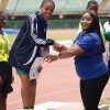 Medal ceremony at The International Schools Athletics Championship Lagos, March 14-18, 2022
